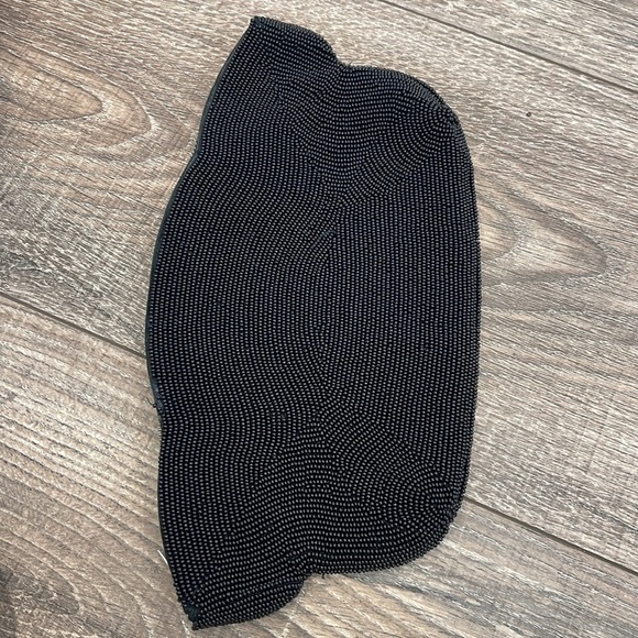 Vintage beaded clutch bag with zipper closure - Picture 6 of 6
